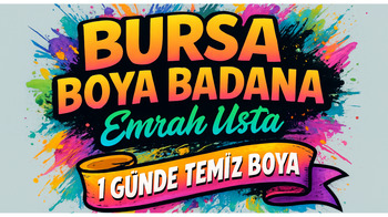 Bursa Boya Badana – 1 Günde Temiz Boya Hizmeti | Emrah Usta